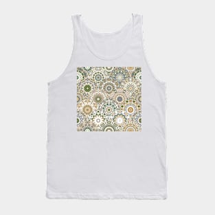 Seamless pattern with floral mandala Tank Top